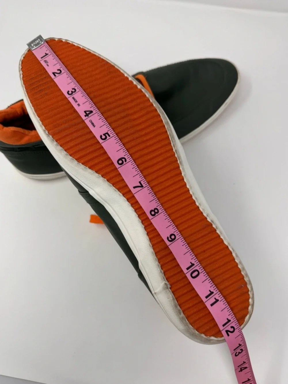 Aldo dress shoes size 13, green orange, sneaker, casual, modern‎